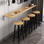 Wandmontierter Klapptisch mit Aufbewahrungsregal, platzsparender Holzschreibtisch f&uuml;r kleine R&auml;ume, ultrad&uuml;nnes Design f&uuml;r Schlafzimmer, ideal f&uuml;r kleine Wohnungen