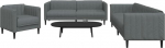 LAPOOH 3209230 3-osaline diivanikomplekt tumehall kangas, Lounge diivan, diivanid ja diivanid, l&otilde;&otilde;gastav diivan, diivan elutuppa