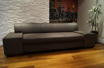 Quattro Meble Super Long Real Leather 3-kohaline diivan London Laius 238 cm Nahast diivan Real Leather Couch Suur v&auml;rvivalik