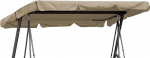 Hollywood Swing Roof Cover 200 x 145 cm Beige Waterproof Universal Replacement Roof Garden Swing 3 Seater UV 50 Swing Roof Replacement Cover