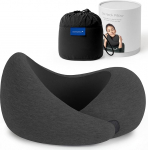 Ostrichpillow Go kaelapadi, reisipadi m&auml;luvahuga, 360&ordm; ergonoomiline disain, as&uuml;mmeetrilised k&uuml;ljed, reisikott kaasas, pestav modaalne kate