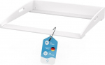 FLIPLINE Hemnes HappyBaby muutmisalus valge [85 x 75 x 13 cm] IKEA Hemnes sahtlitele - sisaldab 2-tasandilist ohutust seina ja sahtlile - muutmislaua kinnitus 100% turvaline