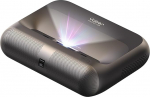 Yaber K300s Ultra l&uuml;hikese vahemaa projektor: Kolmelaser DLP kodukino projektor - 100-tolline pilt 23 cm-st, Dolby Vision, 150% NTSC, Google TV, 30W JBL k&otilde;lar, m&auml;ngimine ja kodukino.