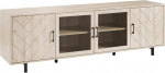 Walker Edison Harper Kaasaegne 4 ukseline kaltsuvaipaline stend kuni 80" telerile 70" Birch