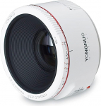 YONGNUO YN50mm F1.8 II Lens for SLR Cameras White Compatible with Canon