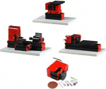 4 in 1 Mini Drehmaschine Kit Didaktisches 4 in 1 Mini Kit 24W 20000rpm DIY Spielzeug Drehmaschine f&uuml;r Lehren/Hobby