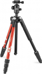 JOBY RangePod Red Aluminum Travel Tripod for Camera/Smartphone with Ball Head, Smartphone Clamp and Bag for Mirrorless, CSC, DSLR, Tik Tok Gadget, YouTube Accessories, Vlog, Video Calls, Vlogger