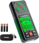 TESMEN HOUND-200 EMF Meter, 3-in-1 kaasaskantav elektromagnetv&auml;lja kiirguse detektor EF RF MF, WiFi signaali jaoks, mida kasutatakse kodus ja v&auml;ljas EMF kontrollimisel ja kummituste jahil - roheline