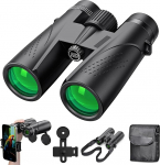 Binokkel 12 x 42 HD binokkel, binokkel t&auml;iskasvanutele, veekindel linnuvaatlus binokkel BaK-4 prismadega, FMC objektiiv, telefoniadapter fotograafia, t&auml;histaeva vaatlemiseks
