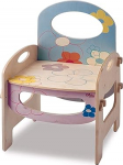 Dida - Montessori Wooden Chair for Children Aged 2 to 4 Years, Ideal for Children's Rooms, Nurseries and Play Areas, Elegant, Colourful and Safe Design