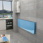 Wandmontierter Schreibtisch mit Bl&auml;ttern - stabiler schwebender Klapptisch f&uuml;r Home Office, W&auml;sche oder Werkbank - platzsparender Holz-Wandtisch, einfache Installation, vielseitiges Design