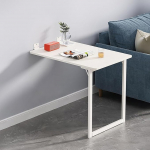 Wandklapptisch, Klapptisch Wand Holz Wei&szlig;，60x90cm Platzsparender Schwimmender Schreibtisch Laptoptisch, F&uuml;r Die Wand Im B&uuml;ro, K&uuml;che, Esszimmer