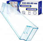 K&uuml;lmkapi pudelihoidja 432 x 85 mm originaalkoodiga 1022439 1033020 Amica MONTERAL jaoks