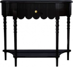 Sissep&auml;&auml;sulaua, Semi &uuml;mmargune sissep&auml;&auml;sulaua, musta vahek&auml;igu kabineti riiul seinakonsooli laua peal