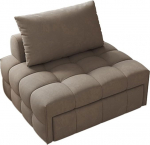 Magamistooli voodi, 3-in-1, teisaldatav tugitoolivoodi, kokkupandav diivanvoodi koos padjaga, pikendatav diivanvoodi elutuppa, korterisse (v&auml;rv : kohv, suurus : 145cm)