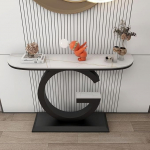 Konsolentisch f&uuml;r Eingangsbereich, Flur oder Wohnzimmer - Perfekter Tisch hinter der Couch, platzsparendes Design