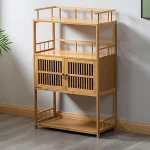 Bauernhaus-Eingangstisch, Konsolentisch, rustikaler, schmaler Vintage-Sofatisch f&uuml;r Eingangsbereich, Wohnzimmer, Flur, 67 x 33 x 108 cm (Farbe: Hell, suurus: 67 x 33 x 76 cm)