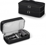 SITHON Travel Bag for Dyson Supersonic Hair Dryer, Double Layer Carry Bag for Dyson Airwrap Styler for Dyson Corrale Hair Straightener for Ion Hair Dryer AC Motor 1800W Hair Dryer (Bag Only) (Black)