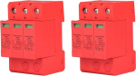3P 3.0 KV DC Surge Protection Arrester Device for Lightning Protection (2pcs 3p40ka)