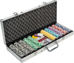 Pokkeri kohver 500 laserpokkeri žetooniga, &uuml;mardatud 11g - T&auml;ielik Ocean Champion Chip pokkeri komplekt