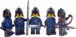 Lego&reg; R&uuml;&uuml;tli minifiguurid - 5 Falcon Knights Battle Pack - Falcon Knights Black - Ideaalne lisa Lego&reg; keskajale