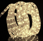 Forever Speed 14 m LED Light Tube Outdoor, 504 LEDs Waterproof LED Light Loop Tube Outdoor and Indoor for Christmas, Wedding, Roof, Fence Decoration Lighting Warm White IP65