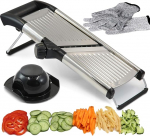 Reguleeritav mandoliinil&otilde;ikur Chef's INSPIRATIONS. Parim sibulate, kartulite, tomatite, puuviljade ja k&ouml;&ouml;giviljade viilutamiseks. Professionaalse klassi Julienne viilutaja. Puhastusharjaga. Roostevabast terasest