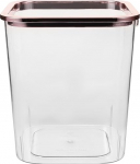 iplusmile Clear Acrylic Trash Can, Square Trash Can, Decorative Trash Can, Waste Bin, Paper Bin for Bedroom, Home, Office