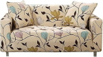 HOOBUY Printed Sofa Cover Stretch Couch Covers Patterned Two Seater Slipcovers for 2 Seater Cushion Couch Love Seat Set MNK (2 Seater/Two Seater)