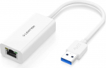 LENTION Gigabit Ethernet v&otilde;rguadapter USB 3.0 ja RJ45 LAN juhtmega Hub 1000 Mbps Ethernet &uuml;hildub Switch, Chromebook, Surface, Mac OS, Win OS, Linux, MacBook Air/Pro, Rohkem (valge)