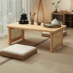 Kokkupandav Jaapani bambusest madal kohvilaud puidust kokkupandav laud p&otilde;randal istumiseks Kaasaskantav Tatami laud ilma kokkupanekuta elutuppa (A,100 x 48 x 35 cm/39.4 x 18.9 x 13.8 tolli)