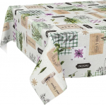 ANRO &otilde;lilina laudlina, pestav aialina, vetth&uuml;lgav, 240 x 140 cm, l&otilde;igatud servaga, maitsetaimed, roheline