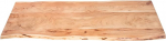 SAM Louis lauaplaat, 160 x 60 cm, puidust plaat, massiivne akaatsiapuit + naturaalv&auml;rviline + lakitud, servaplaat DIY, t&ouml;&ouml;pinnad, lauad ja aknalaudad.