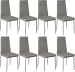 S&ouml;&ouml;gitoa toolide komplekt, S&ouml;&ouml;gitoa toolid Modern, kunstnahast kate, k&otilde;rge seljatugi, mugav s&ouml;&ouml;gitoa tool, kunstnahast tool, SGS testitud (Hall F, 8)