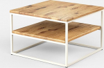 1 Original BestLoft&reg; Boston k&uuml;ljelaud Industrial Design Loft (metsik tamm + valge raam + topeltplaat)