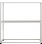 60 cm kitsas konsoollaud, koridoririiul, kitsas kahe tasandiga hoiulaud sissep&auml;&auml;sualale, koridori, elutuppa ja v&auml;ikestesse ruumidesse, k&otilde;ik-&uuml;hes, ei vaja paigaldamist, must (valge)