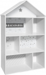 Atmosphera - Children's Bookcase in House Shape - Grey - Grey