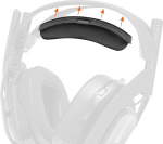 WC BandZ A50 - Wicked Cushions'i t&auml;iustatud peapaela asenduskomplekt Astro A50 Gen 4, Gen 5 ja A50X jaoks | Parem mugavus, stiil ja lihtne paigaldus | must