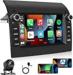 4GB+64GB Autoradio f&uuml;r FIAT Ducato f&uuml;r Citroen Jumper f&uuml;r Peugeot Boxer mit Carplay Android Auto, Bildschirm Car Stereo mit GPS Navi/WiFi/Bluetooth/RDS/FM/USB/SWC/Mirror Link/Canbus +Cam