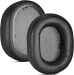HS55 HS65 Asendusk&otilde;rvapadjad, mis &uuml;hilduvad Corsair HS55 / HS55 Pro / HS65 Gaming Headset Comfort Protein Leather High Density Memory Foam k&otilde;rvapadjad Ear Cups - Mustad k&otilde;rvatropid