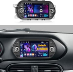 4+64G Android autoradio Fiat Tipo Egea 2015-2017 juhtmevaba Carplay & Android Car, 7-tolline IPS puuteekraaniga raadio koos Bluetooth 5.0/GPS/Reversioonikaamera/FM/WiFi/SWC-ga