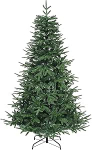 YITAHOME 212 cm Premium kunstlik j&otilde;ulupuu, umbes 1100 tippe, PE survevormitud ja PVC, elutruu j&otilde;ulupuu kokkupandava s&uuml;steemi ja metallist alusega, kiire kokkupanek kodupoodide jaoks, 212 x