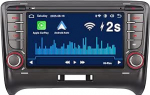 Autoraadio Audi TT MK2 8J 2006-2014 juhtmevaba CarPlay & Android Car, Linux System 2S Quick Start, OEM helikvaliteet, IPS puuteekraan, Bluetooth, RDS raadio, roolijuhtimine