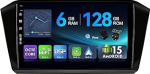 [6G + 128G, Octa-Core] - MSD Autoradio VW Passat B8 Magotan (2016-2020) Android 15 GPS raadio CarPlay Android auto roolijuhtimine Dual Band WiFi DSP DAB tagurduskaamera MIC 2 DIN 10.1 tolli