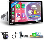 8 Core 4G + 64G juhtmevaba Carplay Androidi autoraadio 1 Din koos juhtmevaba Androidi autoraadioga 9-tolline autoraadio