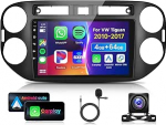 4G & 64G 9-tolline autoraadio VW Tiguan 2014-2016 koos Carplay Android Car Wireless, 1280 x 720, Android 13, puuteekraaniga Bluetooth RDS/FM raadio, WiFi Navi/AHD tagurduskaamera