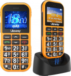 Senior mobiiltelefon ilma lepinguta GSM koos laadimisjaamaga, Dual SIM-nupuga mobiiltelefon Senior telefon 1800 mAh akuga Pikk ooteaeg, USB-C mobiiltelefon Senioride mobiiltelefon Lihtne mobiiltelefon koos