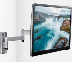 Proper Mount Lukustatav telerihoidik matkaauto jaoks T&auml;ielikult liikuv p&ouml;&ouml;ratav ja kallutatav 15kg mahutavus VESA 200x200 &uuml;hilduv