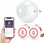 SINGCALL Tuya WiFi Wireless Call System (Equipment Upgrade), Alarm System for Elderly/Patients/Pregnant Women, Wireless Call Alarm with Long Range, 1 Receiver + 2 Call Buttons for Home