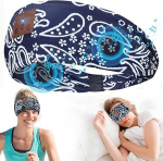 YiYunTE Sleep Headphones Music Headband Headphones Wireless Bluetooth Headband Headphones with Microphones Earphones Sleepband Men Women Sleep Headphones Noise Cancelling Eye Mask Sleep Headphones